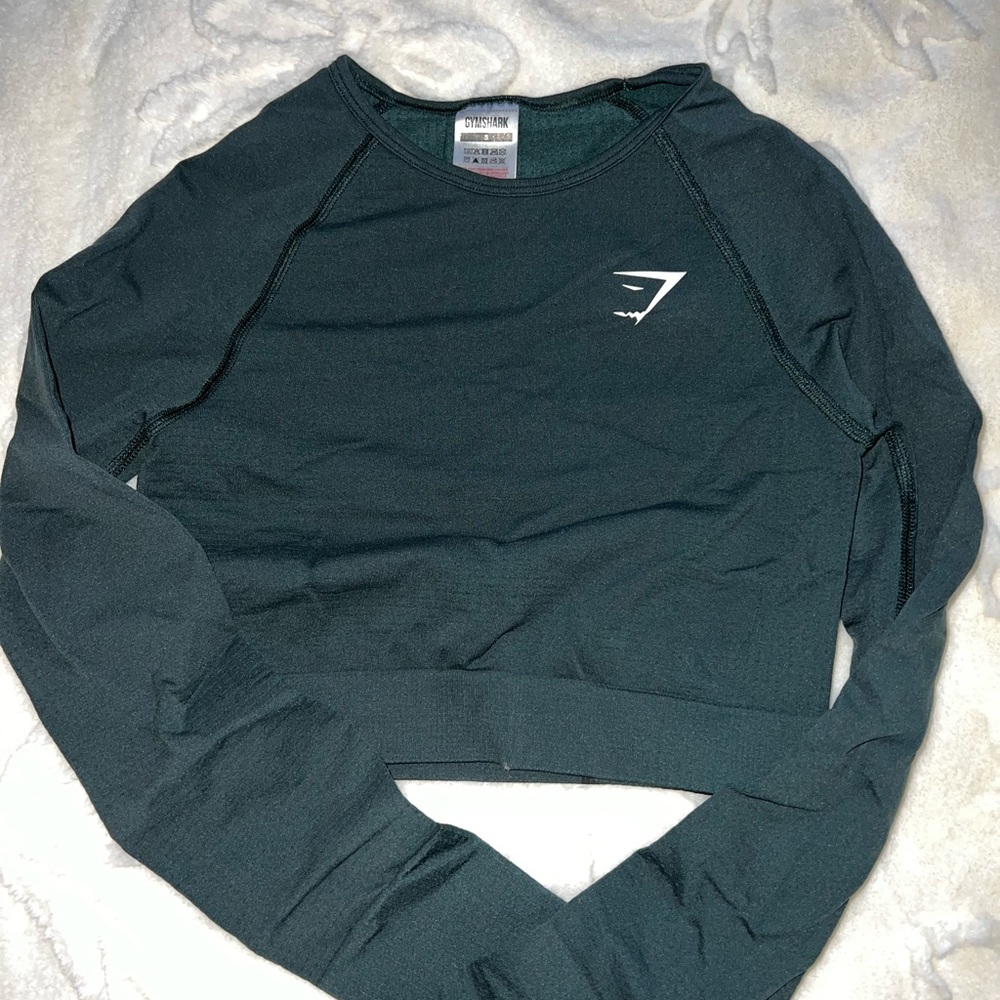 gymshark long sleeve cropped top